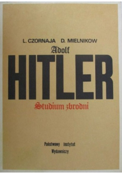 Adolf Hitler Studium zbrodni