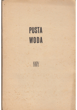 Pusta woda plus autograf