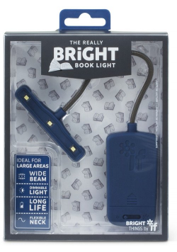 Bright Book Light - lampka do książki - niebieska