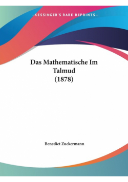 Das Mathematische Im Talmud (1878)