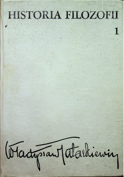 Historia filozofii Tom I