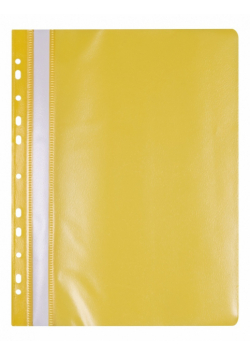 Paczka skoroszyt A4 Office Products miękki wpinany żółty 25 sztuk