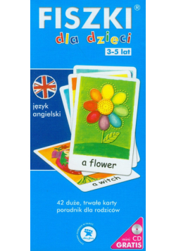 FISZKI język angielski dla dzieci 3-5 lat z płytą mini CD