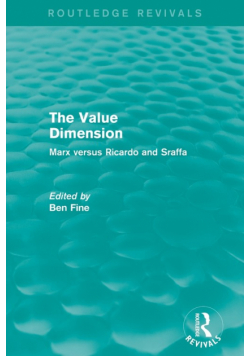 The Value Dimension (Routledge Revivals)