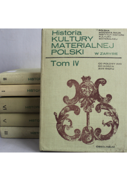 Historia Kultury materialnej Polski 6 tomów