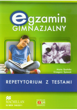 Egzamin gimnazjalny Repetytorium z testami z płytą CD
