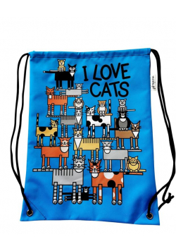 Worek szkolny plecak WR1011 Love cats MESIO