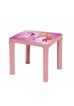 Stolik plastikowy pastel różowy