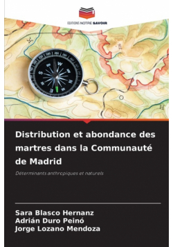 Distribution et abondance des martres dans la Communauté de Madrid
