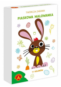 Piaskowe malowanki Wielkanocny Zajączek