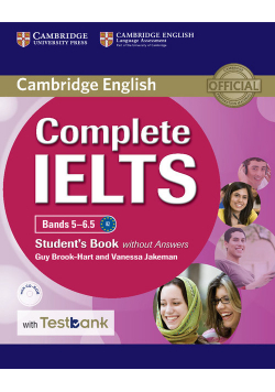 Complete IELTS Bands 5-6.5 Student's Book without Answers with CD-ROM with Testbank