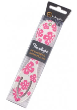Flexilight Pink Flowers - Lampka do książki - Kwiaty różowe