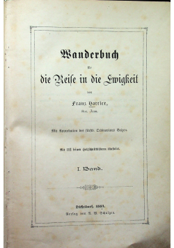 Wanderbuch fur die Reise in die Zwikeit / Familienbilder  ok 1884 r.