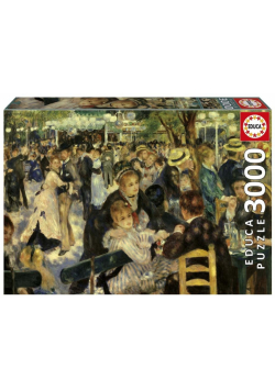 Puzzle 3000 Bal w Moulin de la Galette, Renoir