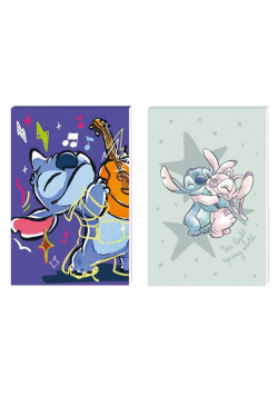 Notes A7/30K z poddrukiem Stitch (16szt)
