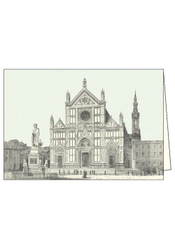 Karnet z kopertą ITW 009 Firenze Basilica S. Croce