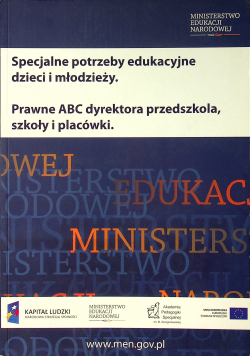 Specjalnie potrzeby edukacyjne dzieci i młodzieży