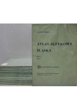 Atlas językowy Śląska 5 tomów
