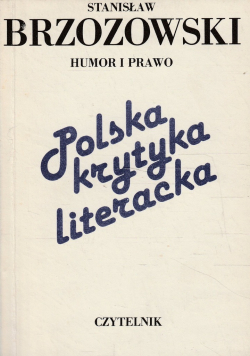 Polska krytyka literacka Humor i prawo