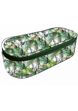 Piórnik box ekoskóra Jungle style PB-21
