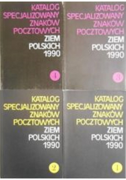 Katalog specjalizowanych znaków pocztowych Ziem Polskich 1990 4 Części