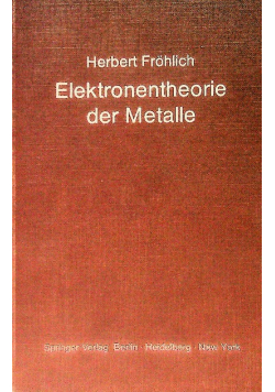 Elektronentheorie der Metalle