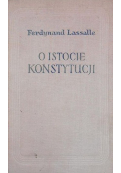 O istocie konstytucji