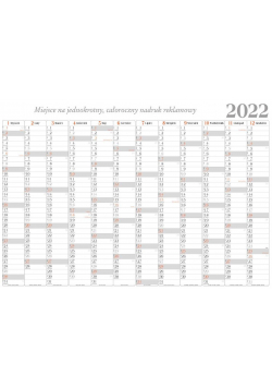 Kalendarz 2022 Biurowy Planer BF03