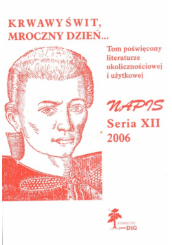 Krwawy świt mroczny dzień Napis Seria XII