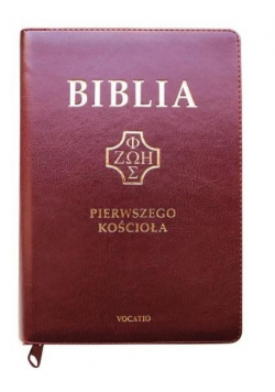 Biblia pierwszego Kościoła, burgundowa z...