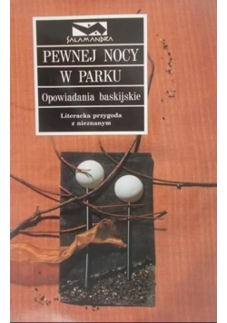 Pewnej nocy w parku Opowiadania baskijskiego