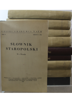 Słownik staropolski 10 książek