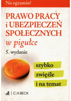 Prawo pracy i ubezpieczeń społecznych w pigułce