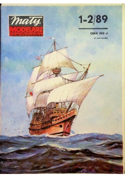 Mały modelarz Nr 1 i 2 / 89 Historyczny żaglowiec Mayflower