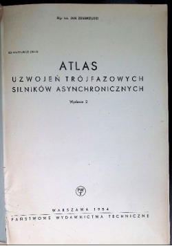 Atlas uzwojeń trójfazowych silników asynchronicznych