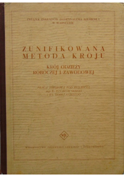 Zunifikowana metoda kroju krój odzieży roboczej