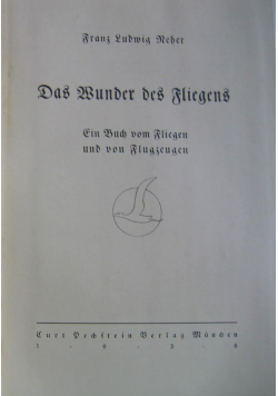 Das Wunder des Fliegens 1938 r.