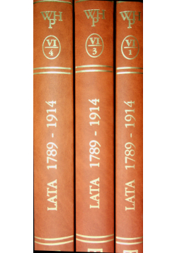 Wielka historja powszechna Lata 1789 -1914 Tom III 3 Części Reprint z 1936 r