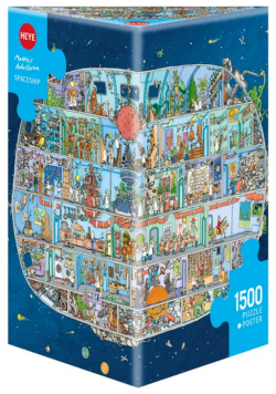 Puzzle 1500 Statek kosmiczny(Puzzle+plakat)