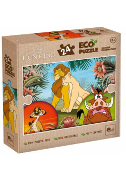 Puzzle 24 Król lew Eko dwustronne