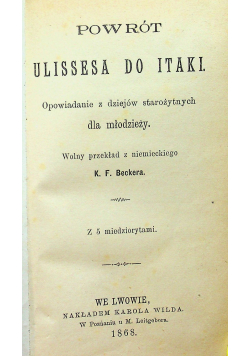 Powrót Ulissesa do Itaki 1868r