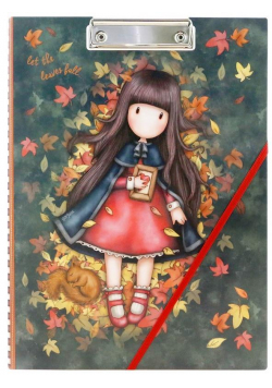 Notes A5 w koładce z klipsem - Autumn Leaves
