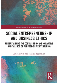 Social Entrepreneurship and Business Ethics