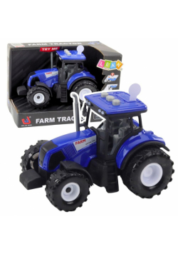 Traktor rolniczy światła dźwięki niebieski 1:36