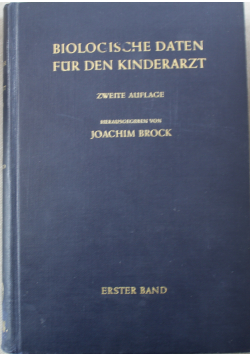 Biologische Daten fur den kinderarzt
