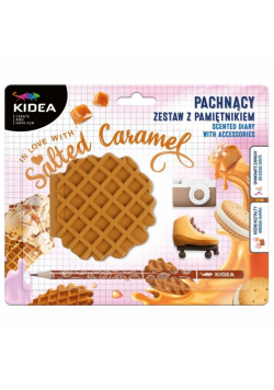 Pamiętnik z akcesoriami Słony karmel KIDEA