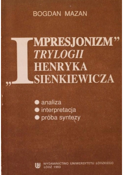 Impresjonizm Trylogii Henryka Sienkiewicza