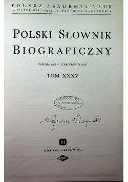 Polski Słownik Biograficzny
