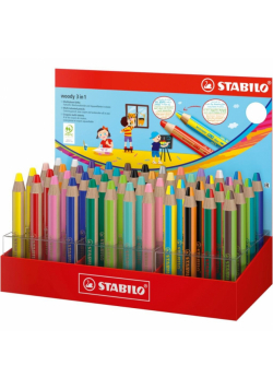 Kredka Woody 3w1 (48szt) STABILO