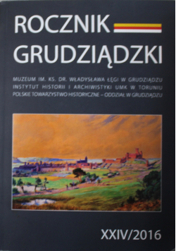 Rocznik grudziądzki Tom XXIV